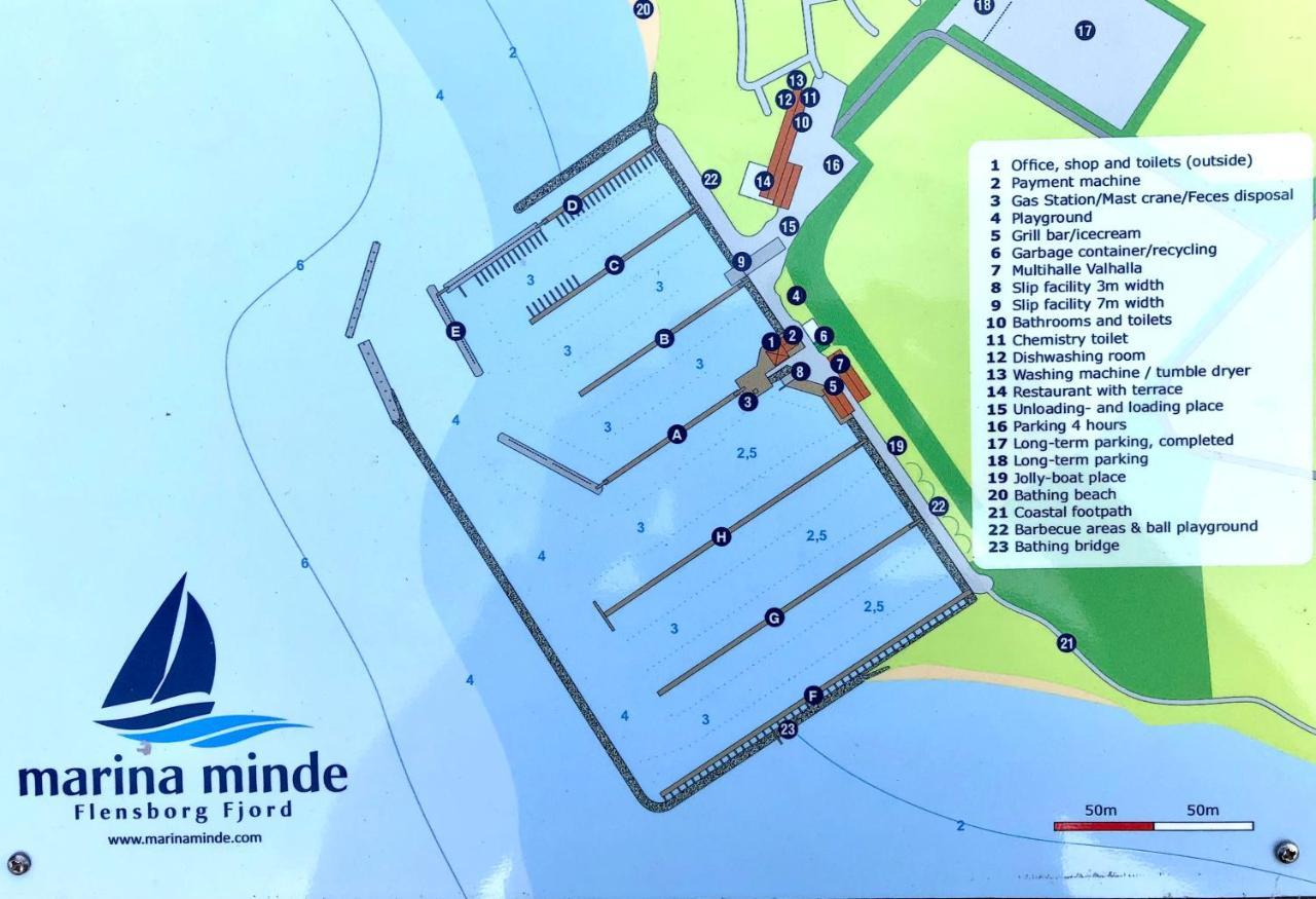 Hotel Hausboot-Lafe Flensburger Foerde Egernsund Zewnętrze zdjęcie