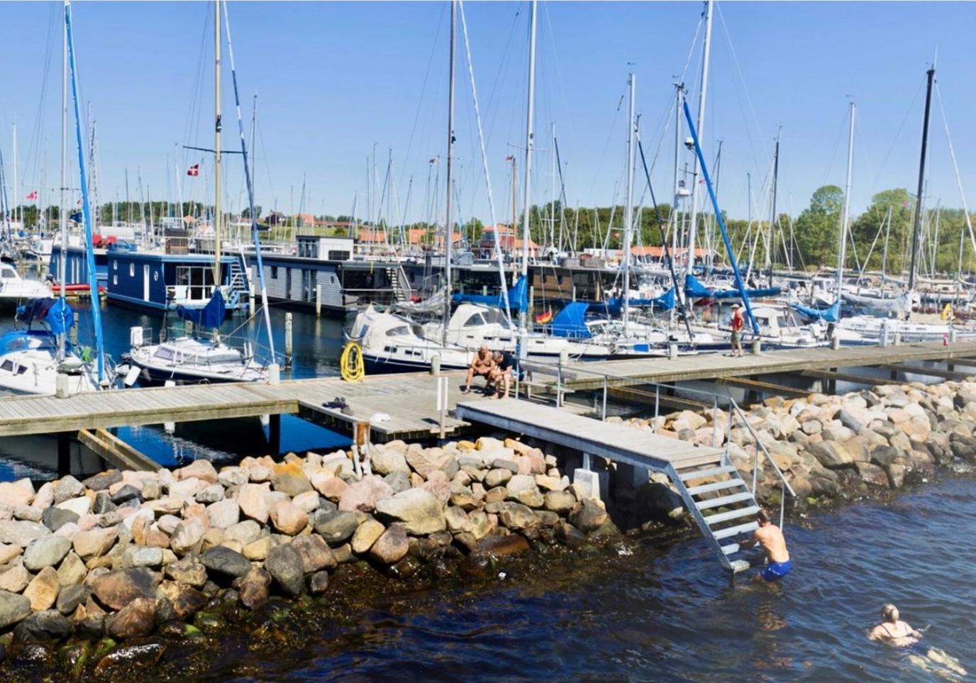 Hotel Hausboot-Lafe Flensburger Foerde Egernsund Zewnętrze zdjęcie